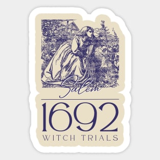 1692 Salem Witch Trials Sticker